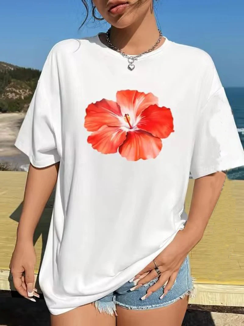 Cherry Print Summer T-Shirt