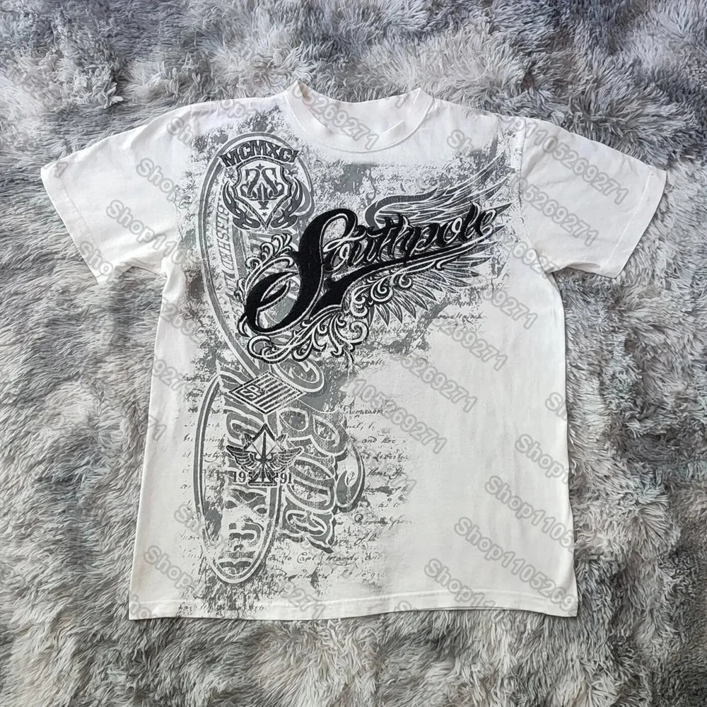 Vintage Hip Hop Graphic T-Shirt