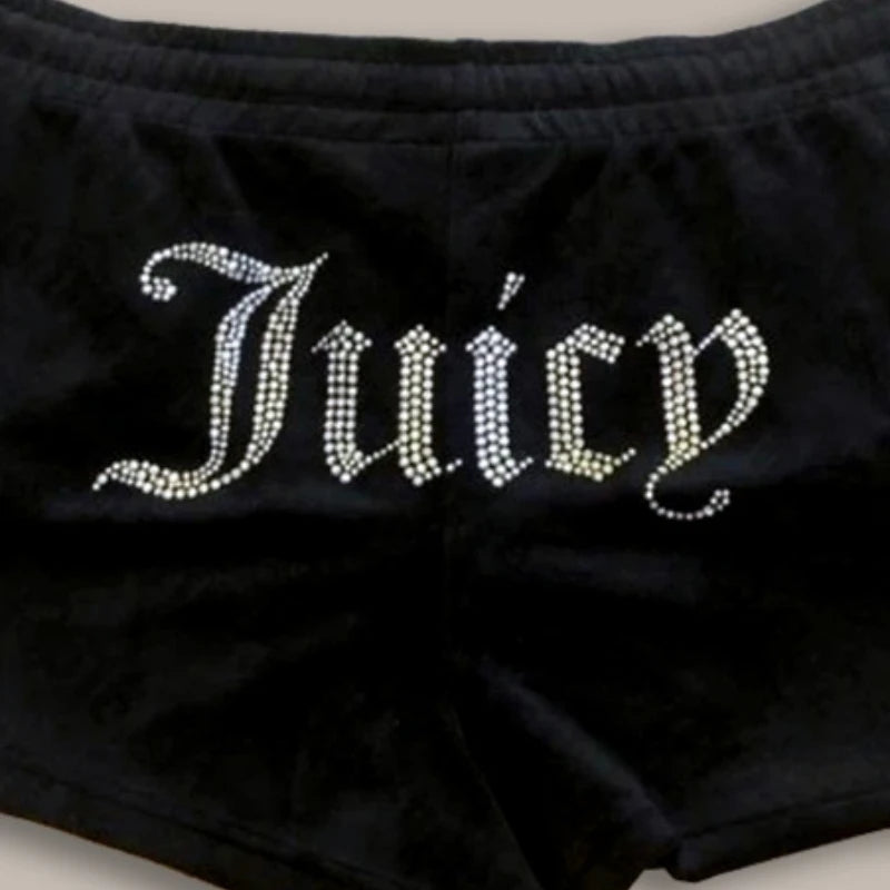 Women's Retro Y2K Wide Leg Shorts