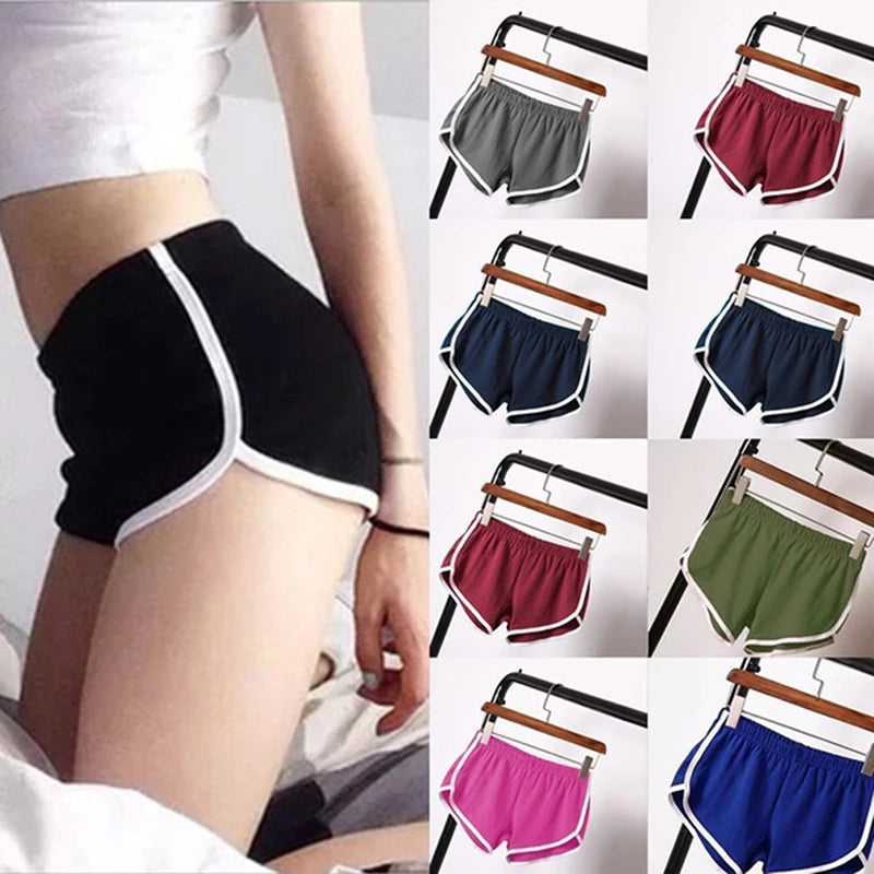 Women's Candy Color Sport Shorts
