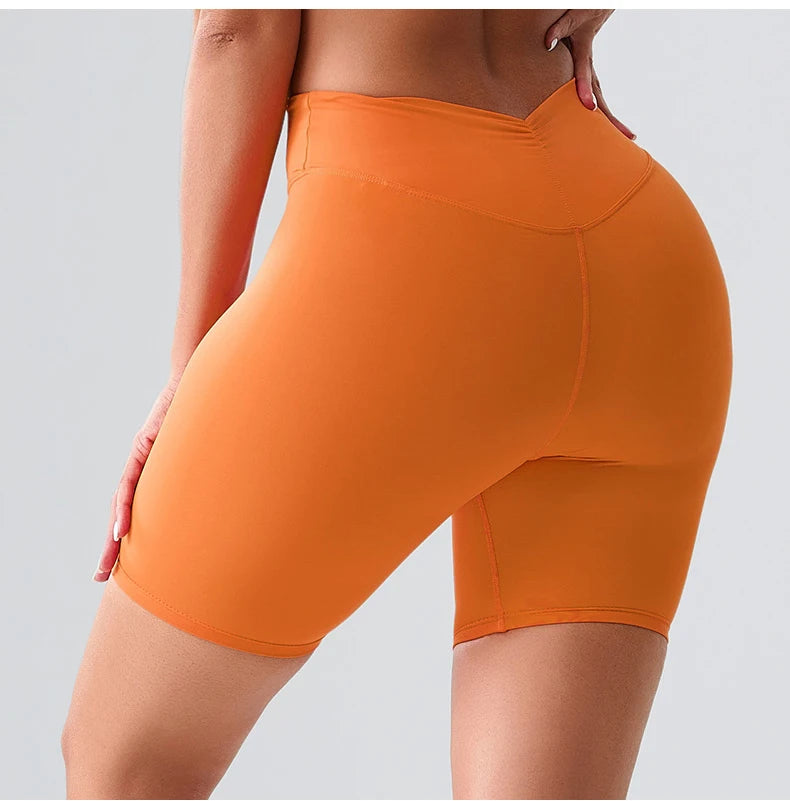 High Waist Yoga Cycling Shorts