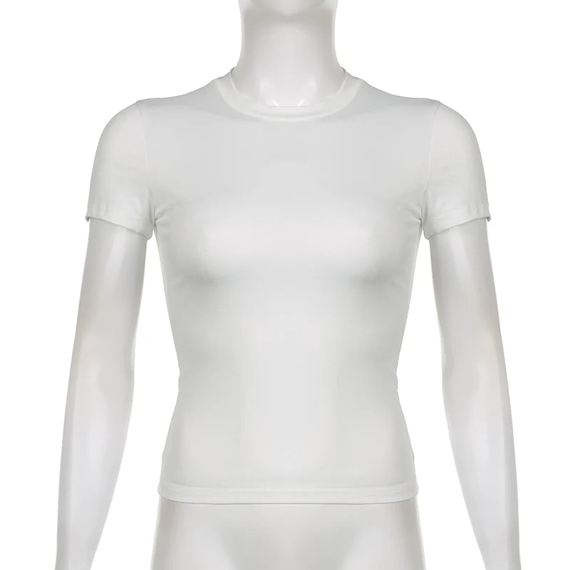Women's Basic Solid Crop Top