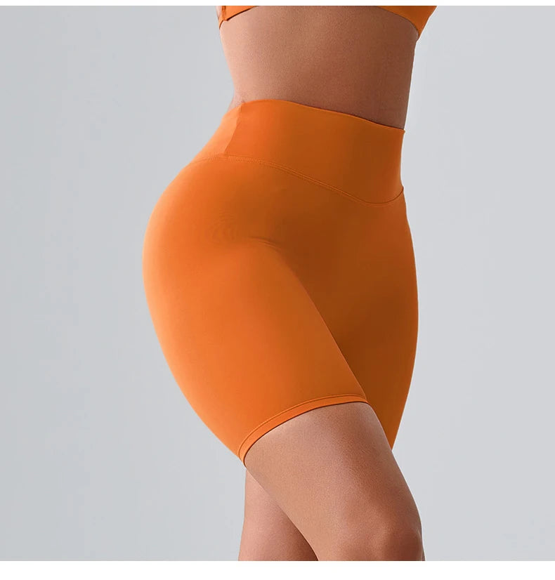 High Waist Yoga Cycling Shorts