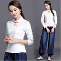 Women's Embroidered Ethnic T-Shirt