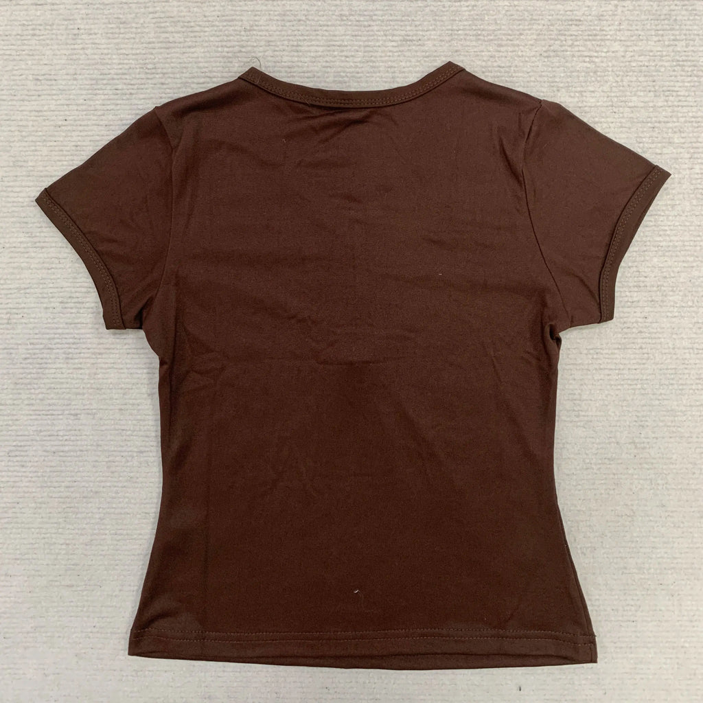 Y2K Gothic Crop Top Tee