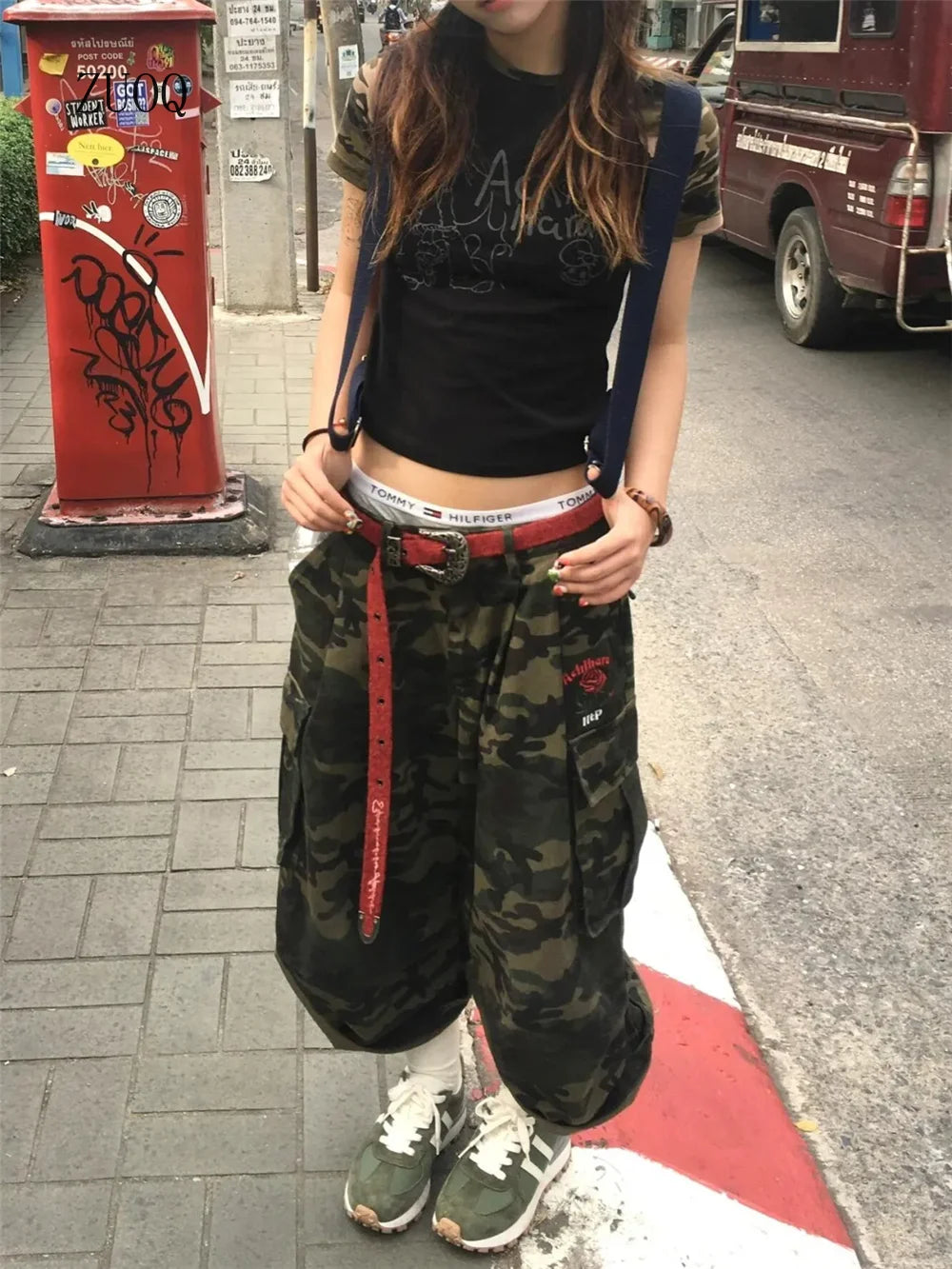 Women's Punk Cargo Shorts