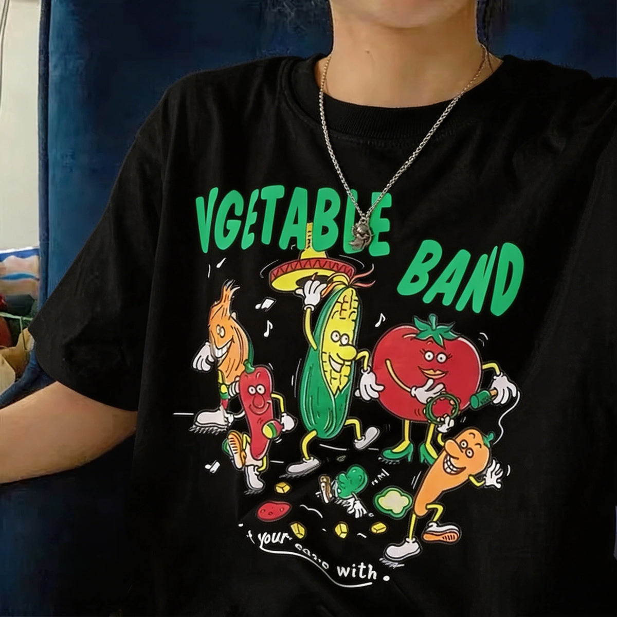 Vegetable Band Graphic T-Shirt