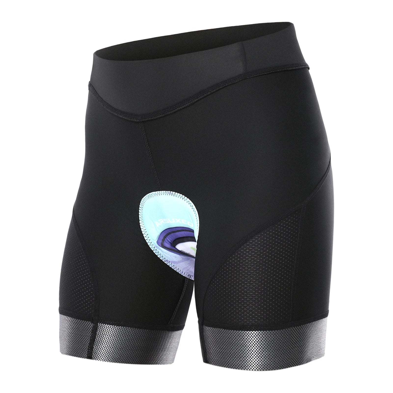 Women's High Waist Padded Bike Shorts