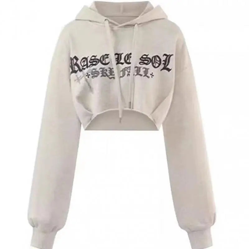 Women's Y2K Graphic Hooded T-Shirt