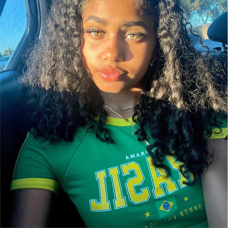 Women's Y2K Crop Top Tee