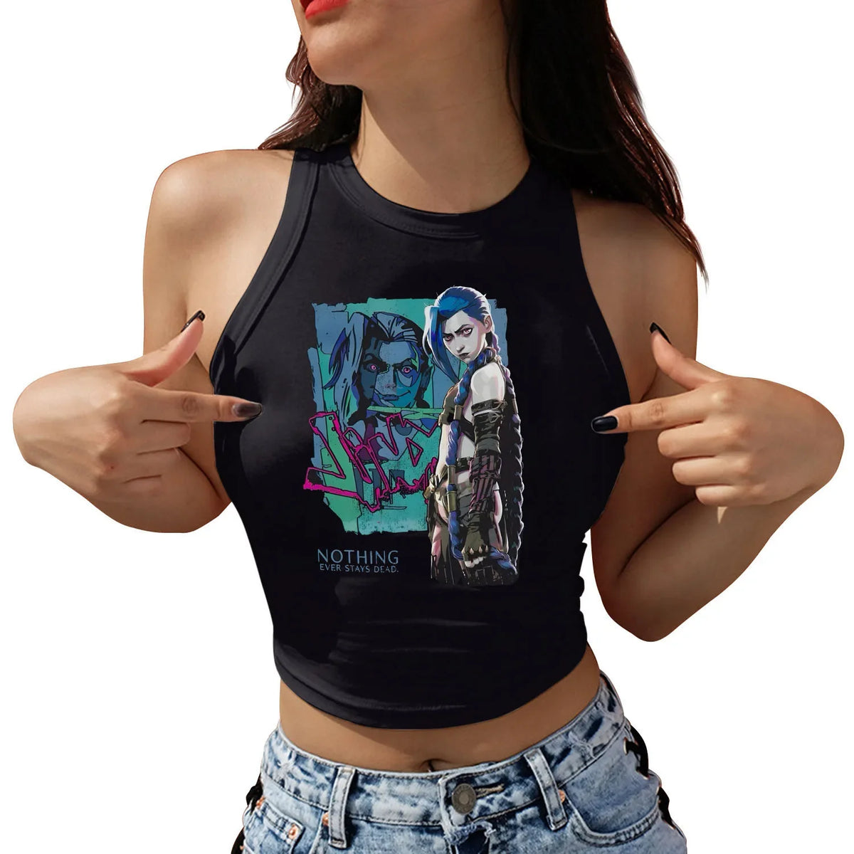 Arcane Graphic Crop Top