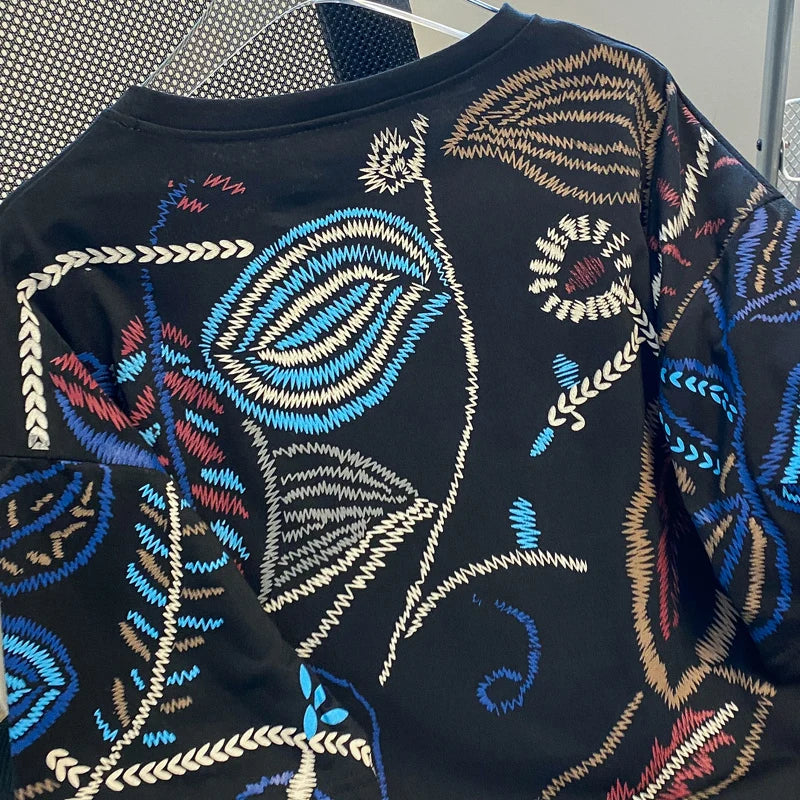 Women's Loose Cotton Graphic T-Shirt