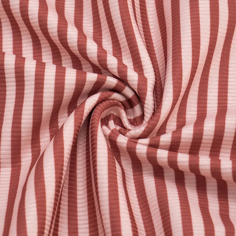 Striped Off-Shoulder Crop Top