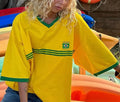 Brazil Retro Graphic Crop Top