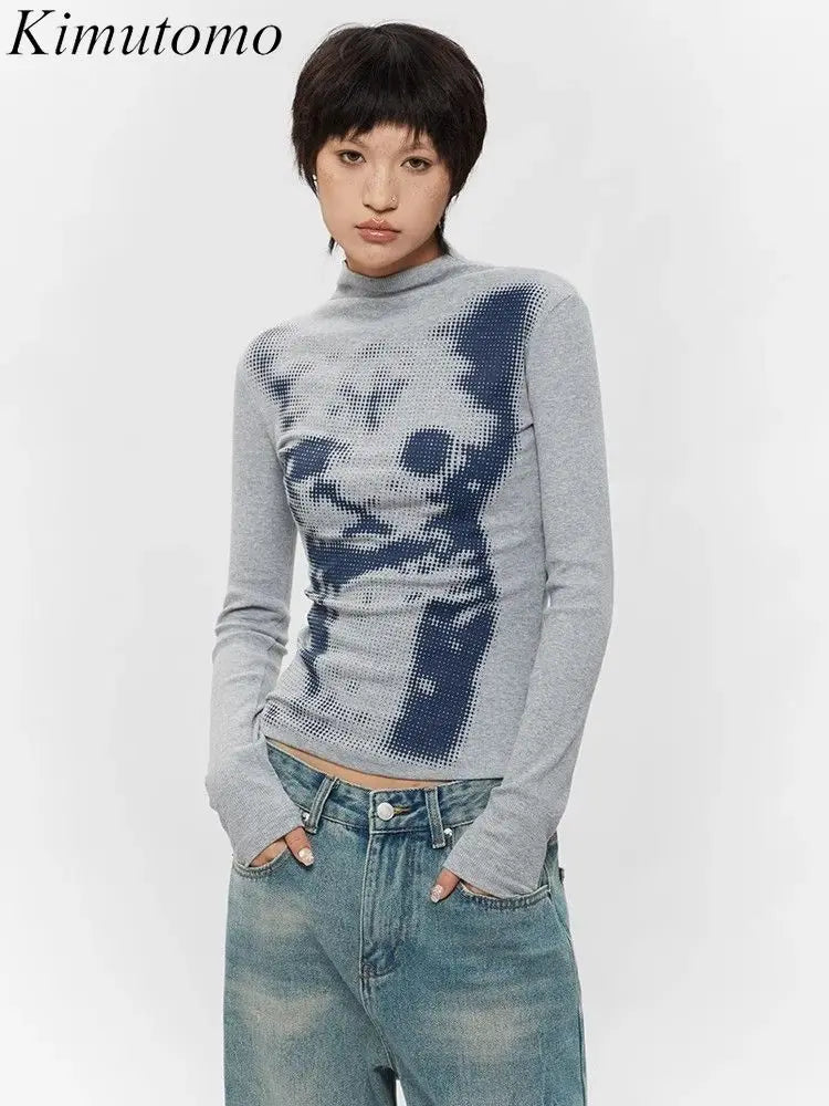 Women's Cat Graphic Long Sleeve Tee