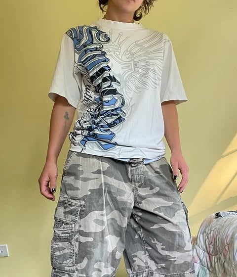 Vintage Hip Hop Graphic T-Shirt