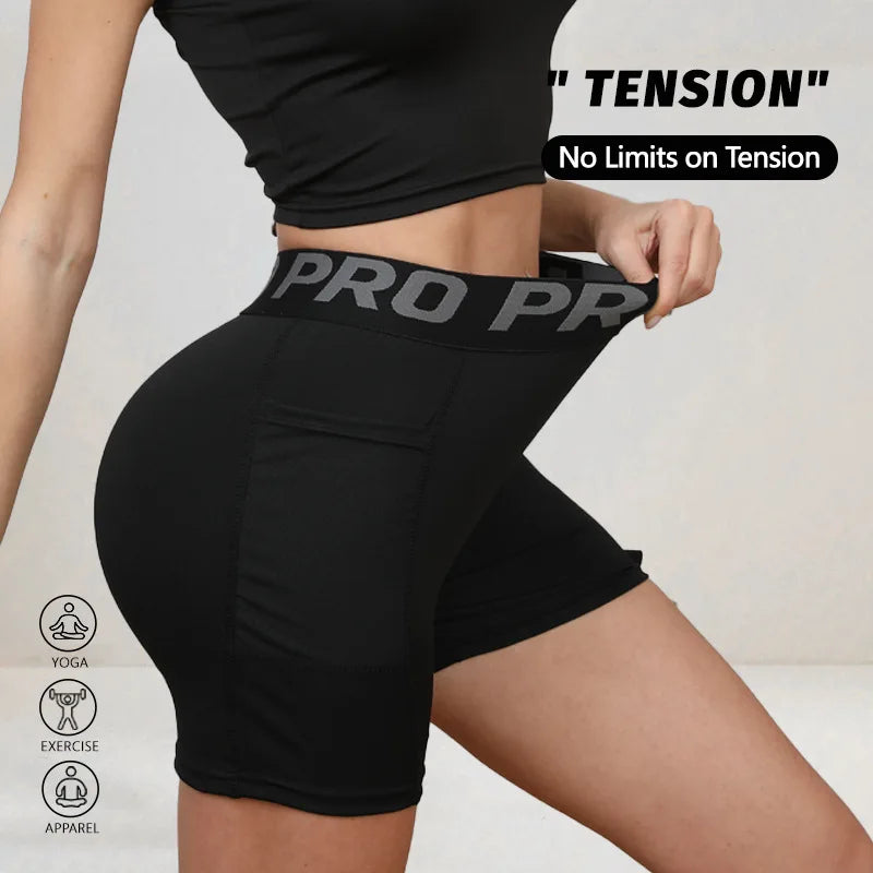 Women's High Waist Biker Shorts
