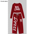 Girls K-pop Crop Top Joggers Set