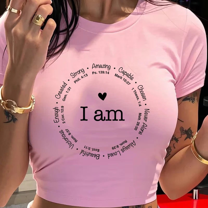 Women's Graphic Crop Top
