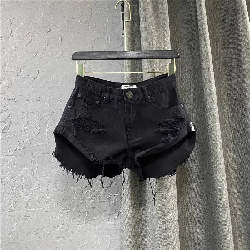 Korean Style Women's Denim Shorts