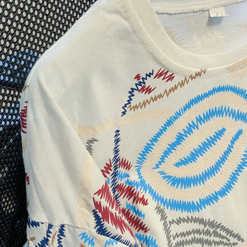 Women's Loose Cotton Graphic T-Shirt