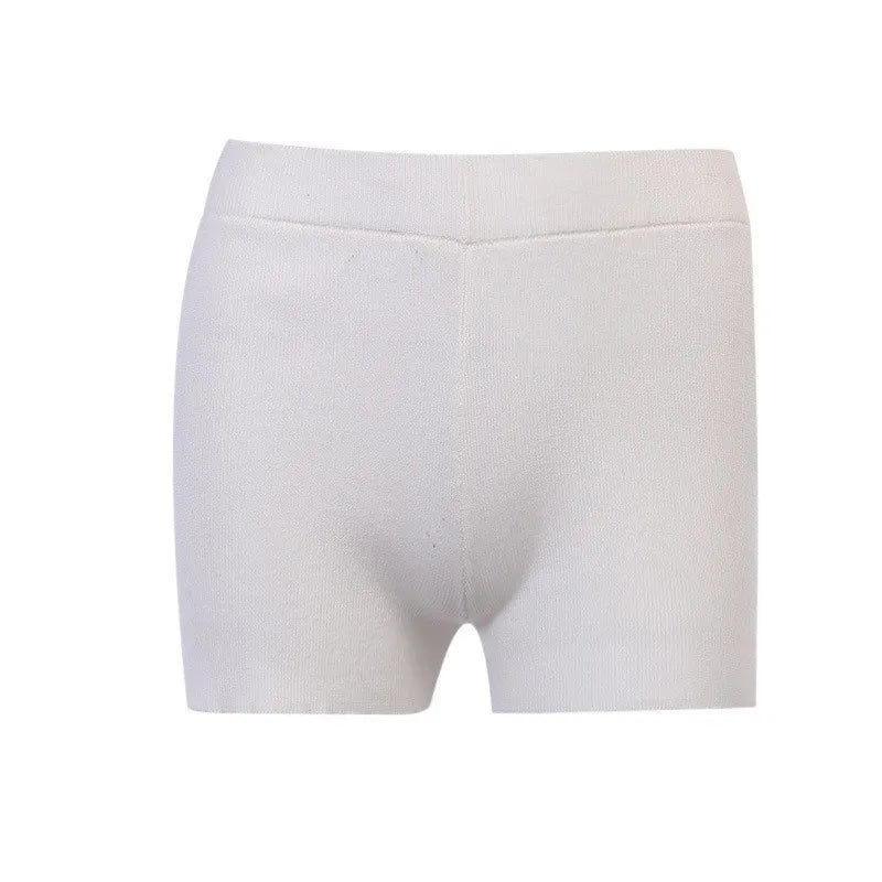 Women's High Waist Cotton Shorts