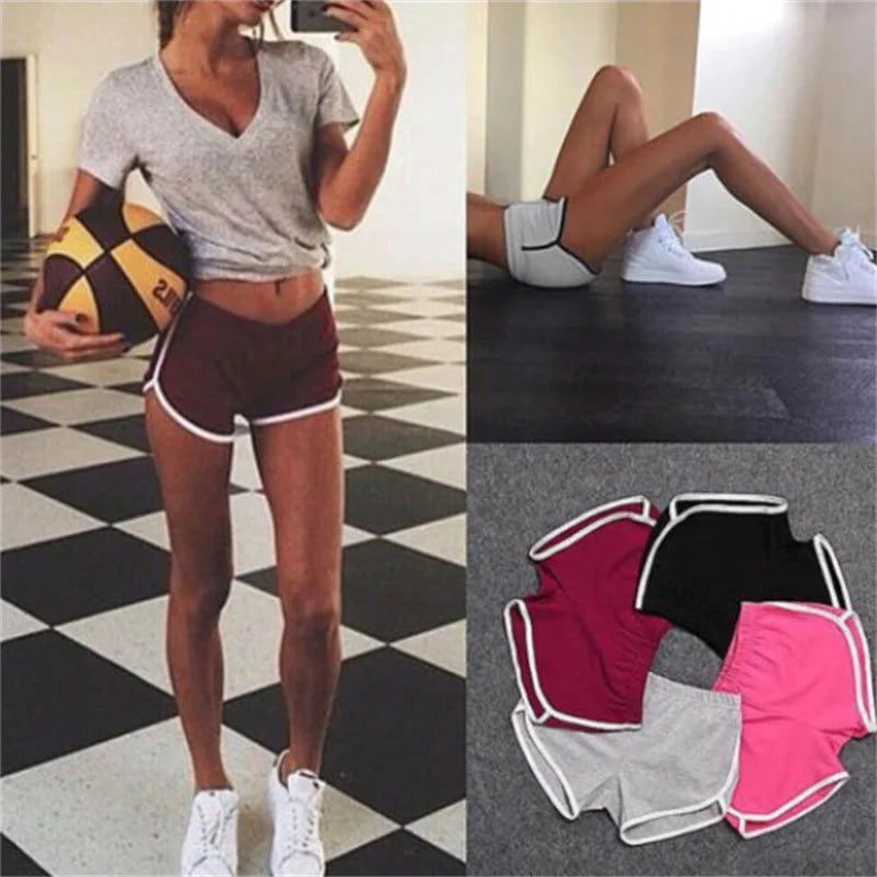 Women's Candy Color Sport Shorts