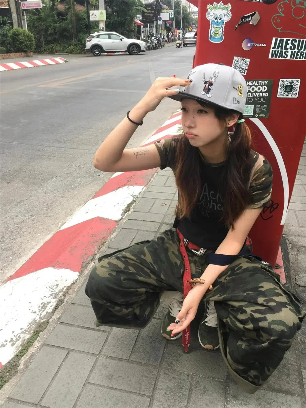 Women's Punk Cargo Shorts