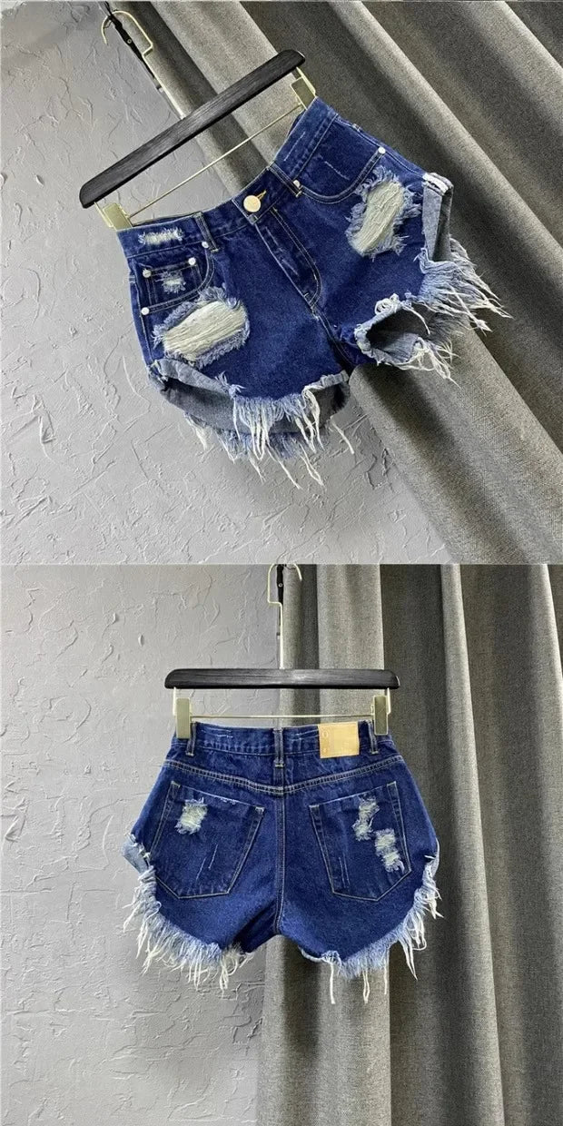 Korean Style Women's Denim Shorts