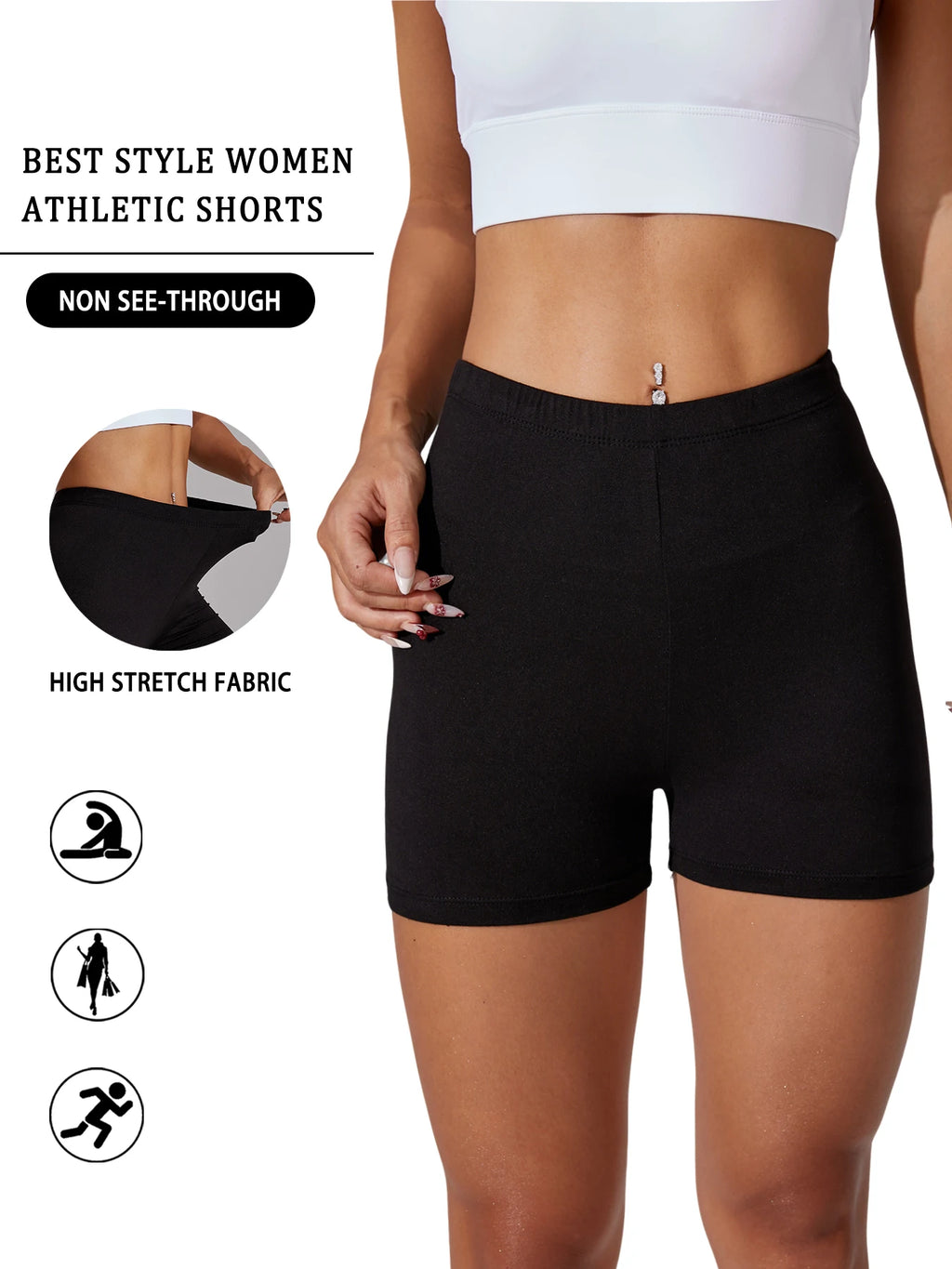 Women's High-Waist Biker Shorts