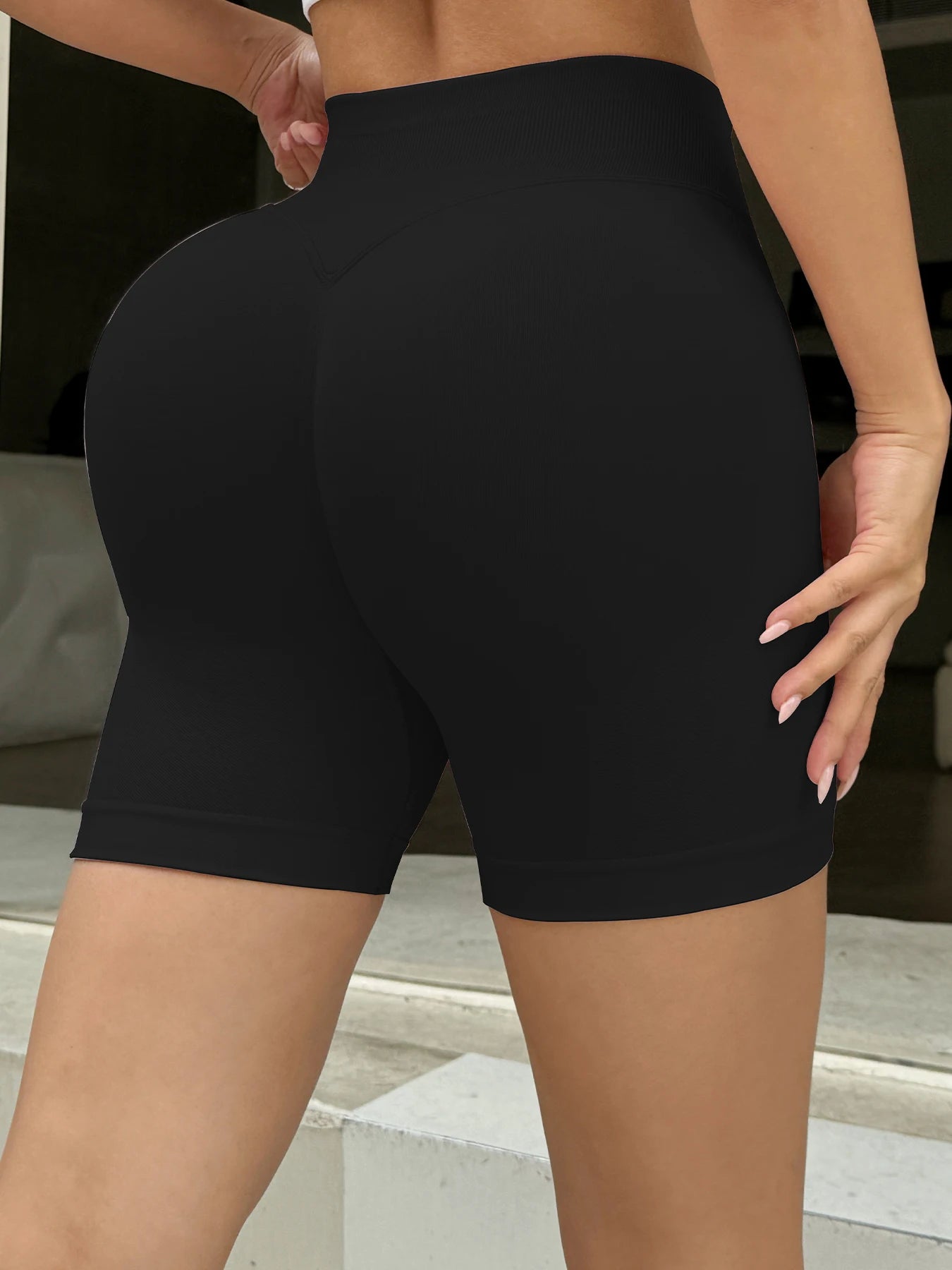Women's Seamless Fitness Biker Shorts