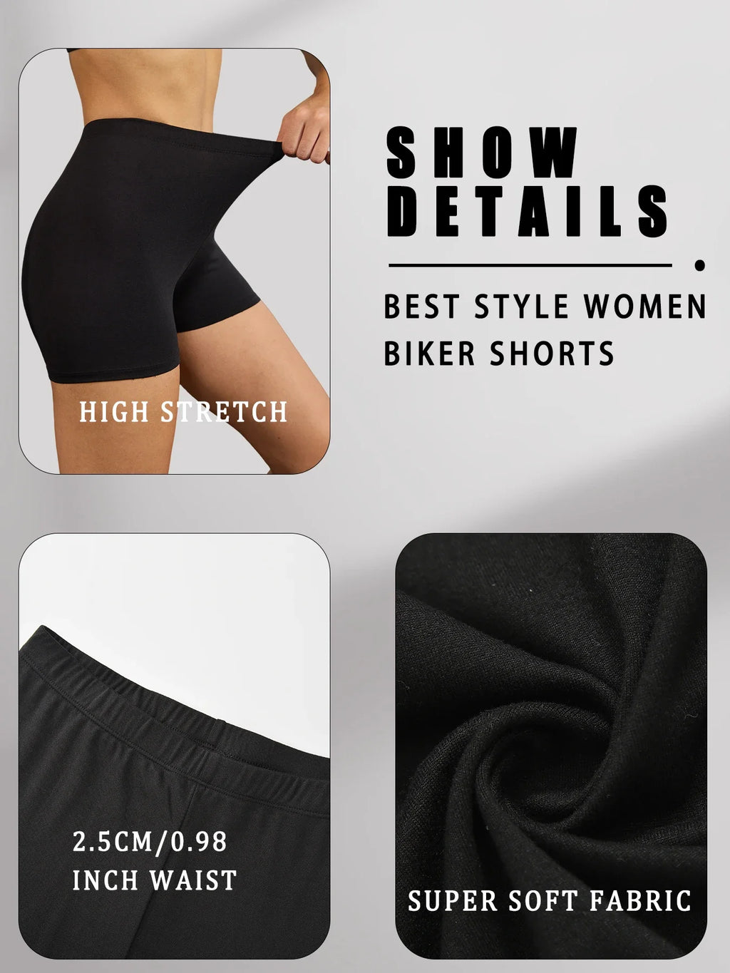 Women's High-Waist Biker Shorts
