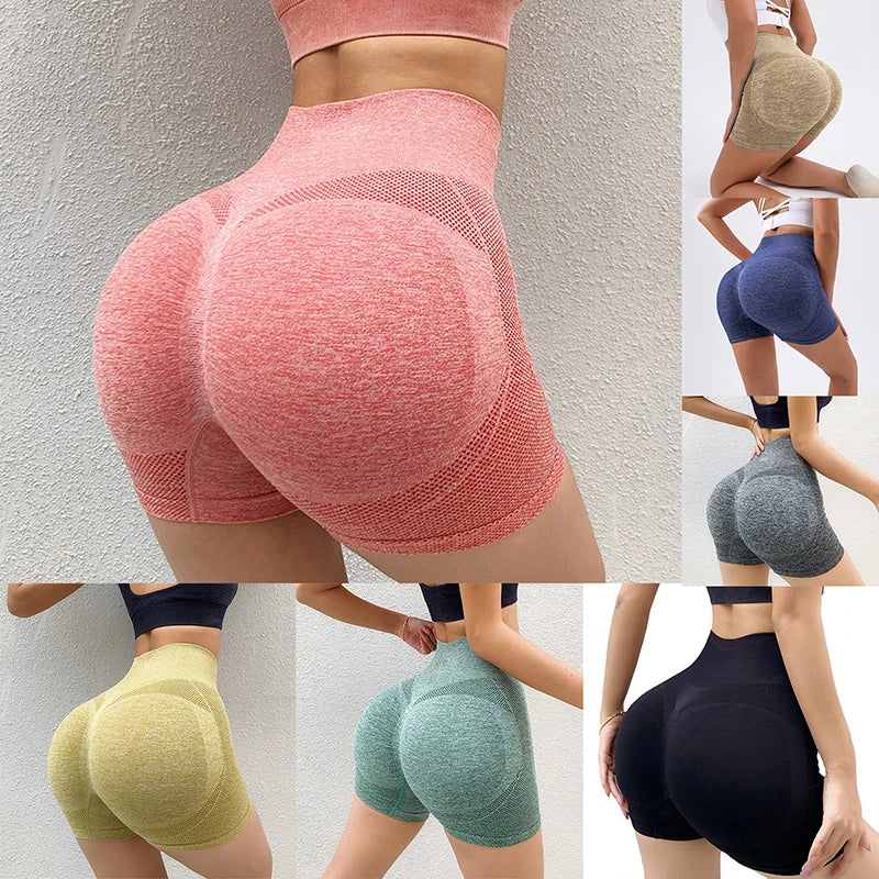 High-Waist Cycling Yoga Shorts