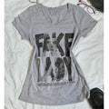 Vintage Graphic V-Neck T-Shirt