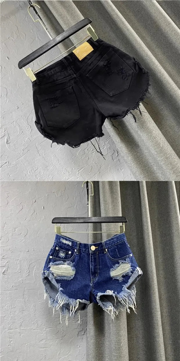 Korean Style Women's Denim Shorts