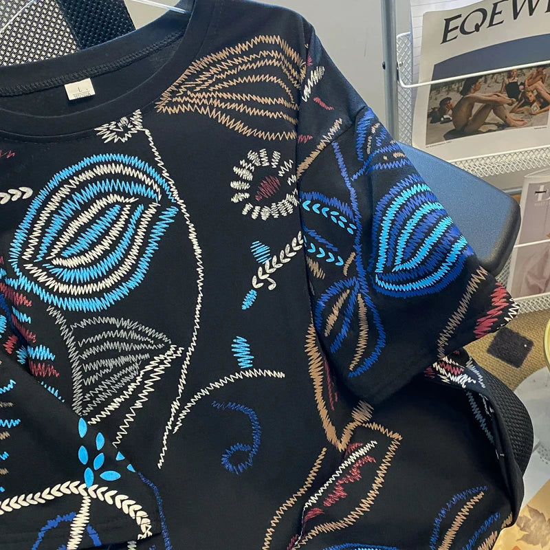 Women's Loose Cotton Graphic T-Shirt