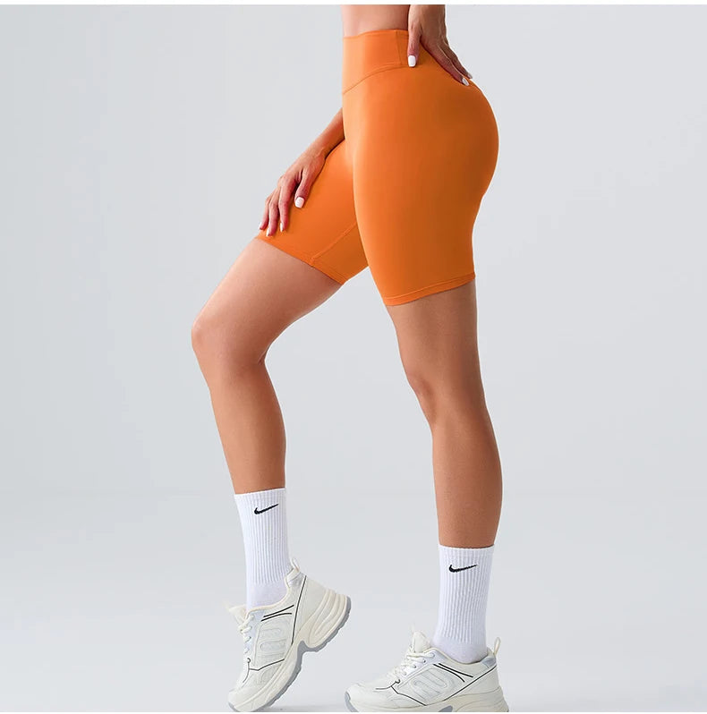 High Waist Yoga Cycling Shorts